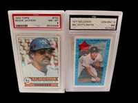 (10) Graded Baseball Cards; Including 1964 Topps Willie Mays