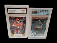 (8) Graedd Football Cards; Caleb Williams, Trevor Lawrence, Joe Burrow