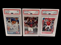 (14) Graded Baseball Cards; Kyle Lewis, Spencer Strider, Jo Adell, Others