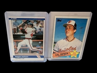 (6) Vintage Baseball Cards; Jackson, Mays, Smith, Others