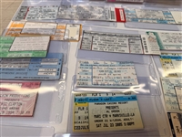 Large Group of Rock-N-Roll Ticket Stubs
