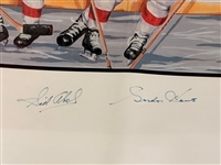 Detroit Red Wings Legends Multi Signed Lithograph 235/1000