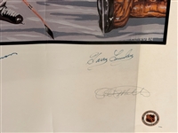Detroit Red Wings Legends Multi Signed Lithograph 235/1000