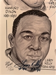 Cleveland Browns Dick Dugan Print Signed Countdown to Kickoff