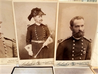 Group of Cabinet Photographs Cleveland Area Photographers All Military