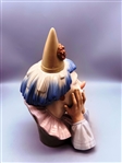 Lladro Sad Clown Jester Porcelain Bust Figure