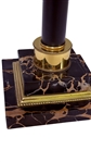 Sinumbra Style Table Lamp with Crystal Prisms 