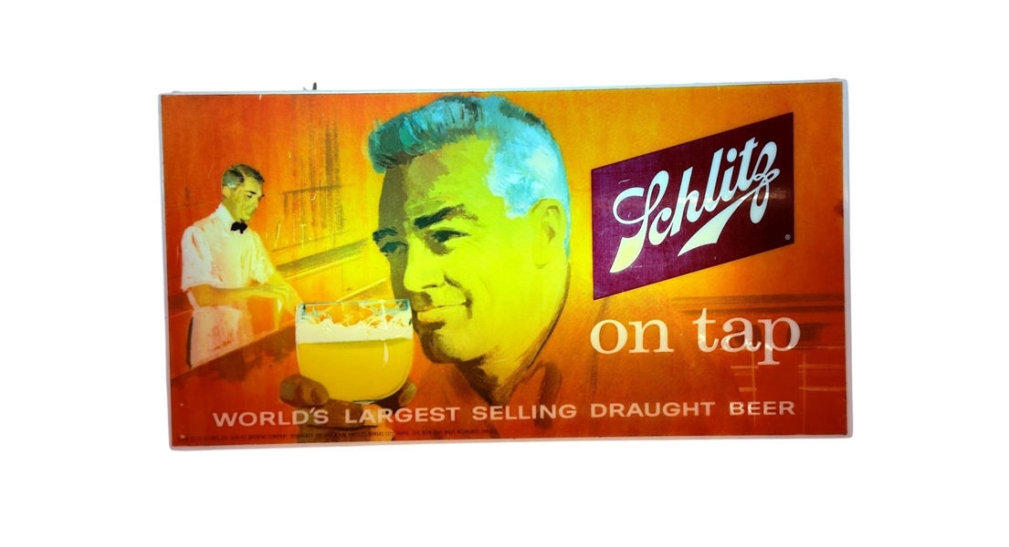Vintage Schlitz On Tap Light Up Sign