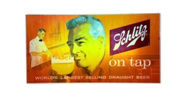 Vintage Schlitz On Tap Light Up Sign