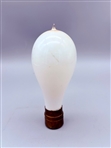 Swan Incandescent Light Bulb with Brass Screw Base