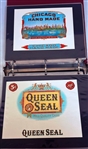 Calhoun's Collector Society Lithograph Cigar Labels in Binder