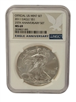 (4) American Eagles Graded NGC, ANACS First Strikes, FDI, Signed
