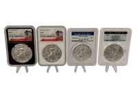 (4) American Eagles 2013, 2017, 2023 NGC, PCGS