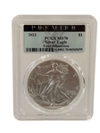 (4) American Eagles 2013, 2017, 2023 NGC, PCGS