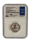 (5) Graded Quarters Silver Reverse Proof Set FDI PF70 Reverse Proof Signed John Mercanti NGC