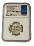 (5) Graded Quarters Silver Reverse Proof Set FDI PF70 Reverse Proof Signed John Mercanti NGC