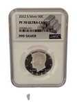 (5) Graded Kennedy Halves All Silver NGC