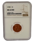 (8) Graded Lincoln Cents NGC