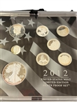2012 US Mint Set Limited Edition Silver Proof Set Original Box COA