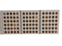 (5) Whitman's Albums A. Lincoln Cents (4) 1941-1958 Complete, (1) 1941-1974