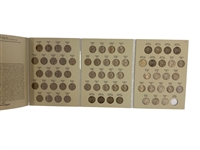 (4) Jefferson Nickel Albums 1938-1961 in Harris Albums Complete
