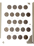 (4) Jefferson Nickel Albums 1938-1961 in Harris Albums Complete