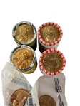 (4) Rolls Golden Dollars, Presidential Dollars
