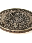 1876j Hamburg German States 5 Marks Coin