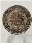 (4) France Silver 5 Francs Coins