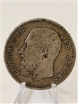 (4) Belgium 5, 100 Francs Coins .835, .900 Silver