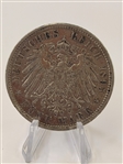 (6) German States Prussia 3 and 5 Marks Silver Coins