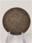 (6) German States Prussia 3 and 5 Marks Silver Coins