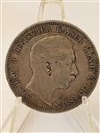 (8) German States Prussia & Baden 3, 5 Marks and 1 Thaler