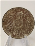 (8) German States Prussia & Baden 3, 5 Marks and 1 Thaler