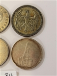 (6) Germany Silver 2, 5 Mark Coins