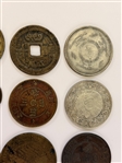 (9) Asian Coins Yunnanm Szechuan, Fujian Provinces and Tokens