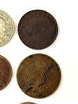 (9) Asian Coins Yunnanm Szechuan, Fujian Provinces and Tokens