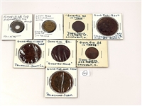 (8) Good for Trade Tokens Turn of the Century