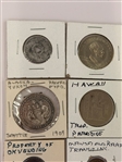 (12) Group of Tokens and Medals