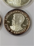 (5) One Ounce .999 Silver Rounds, (2) 1/2 Ounce Silver Rounds