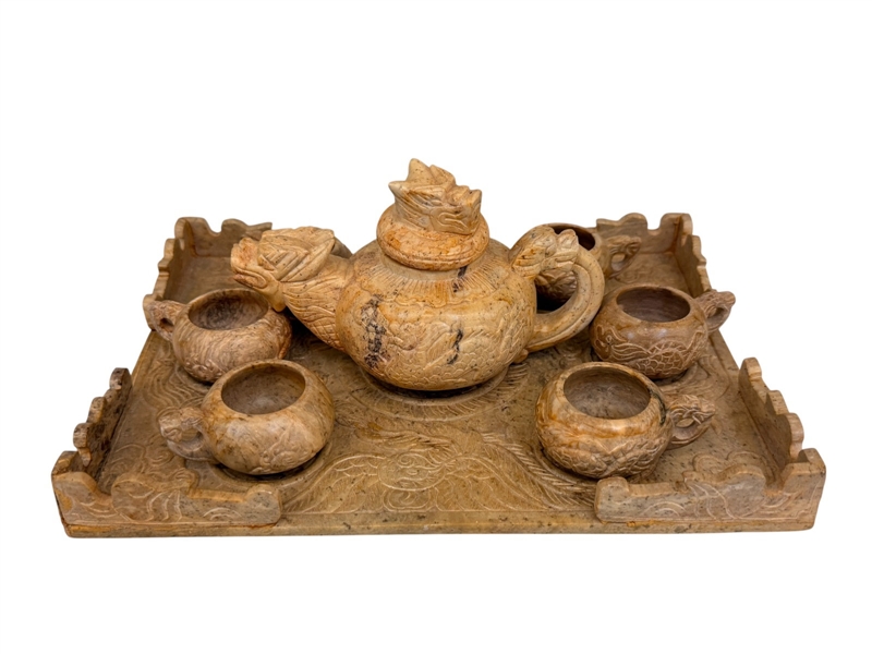 Made in Vietnam Soapstone Tea Set