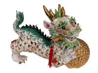 Pair of Export Porcelain Foo Dogs