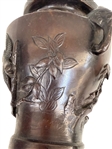 Pair Bronze Lidded Censors