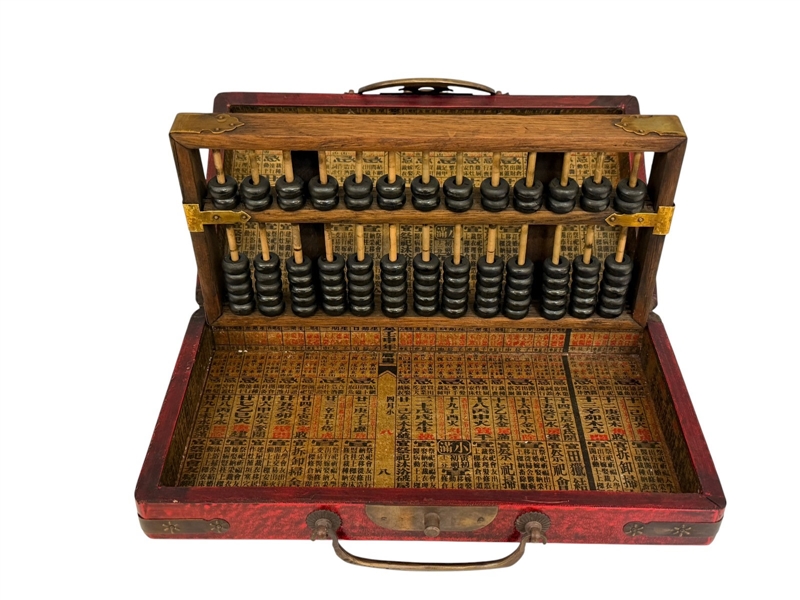 Asian Abacus in Box with Ormolu Mounts