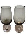 MCM Erickson Art Glass Tear Drop Paperweight Vases