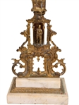 Pair Gothic Ivanhoe Girandole Candelabras 