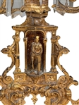 Pair Gothic Ivanhoe Girandole Candelabras 