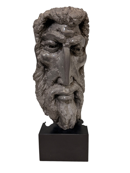 Michael Barkin "The Prophet" Alabaster Sculpture