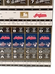 Set of Commemorative 1994 World Series Tickets in Uncut Sheet; Games 1,2,6,7