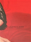 Marilyn Monroe The Lure of Lace Lithograph Lace Overprint